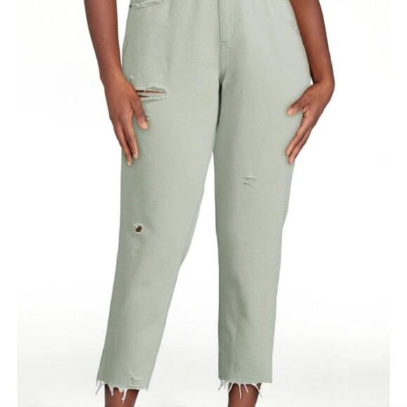 NWOT Boundaries Juniors' High Rise Slim Straight Cropped Jeans size 9 - Picture 6 of 6